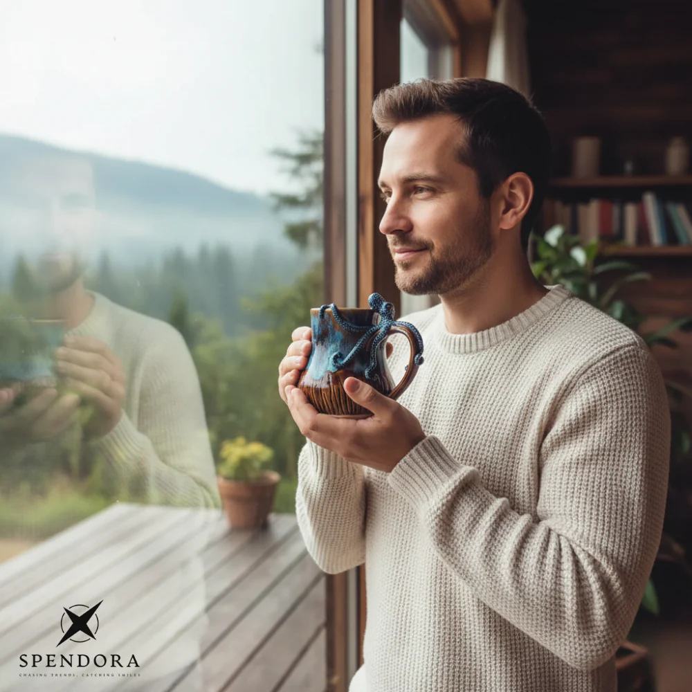 OctoLux – Künstlerische Tentakel-Kaffeetasse | 50% RABATT - Image 2