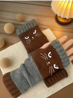 Olivia – Katzenstickerei Fingerhandschuhe | 1+1 GRATIS - Image 17
