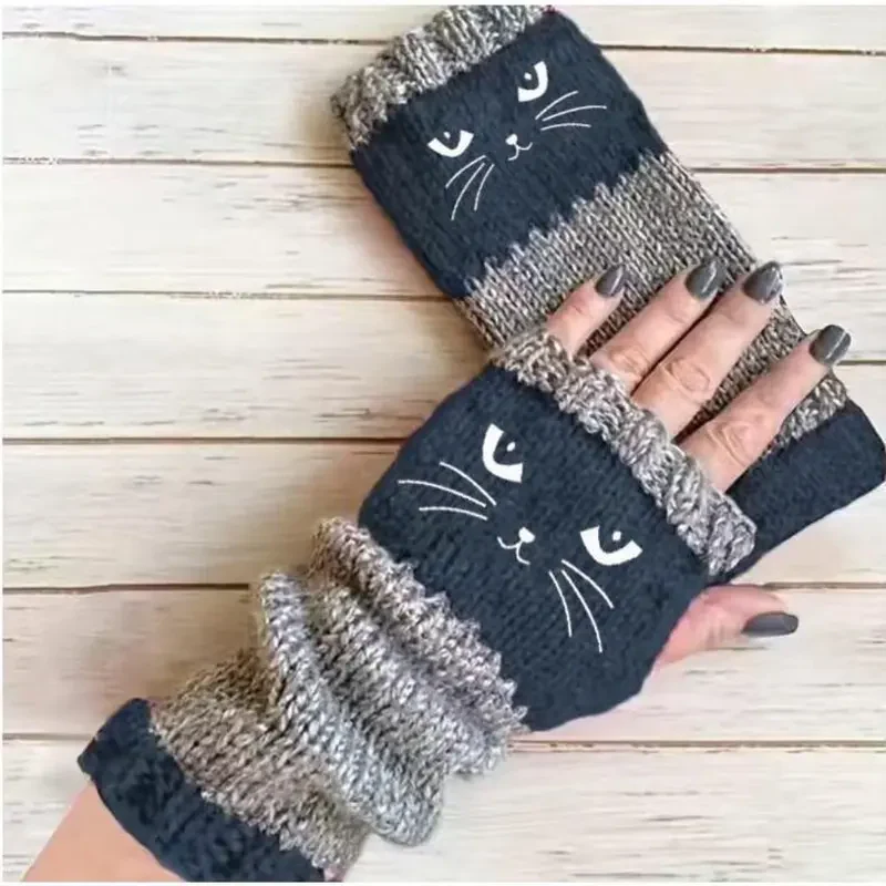 Olivia – Katzenstickerei Fingerhandschuhe | 1+1 GRATIS - Image 21