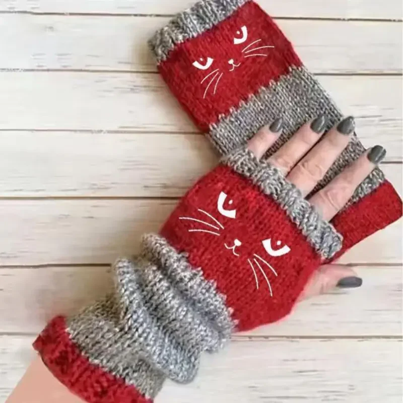 Olivia – Katzenstickerei Fingerhandschuhe | 1+1 GRATIS - Image 22