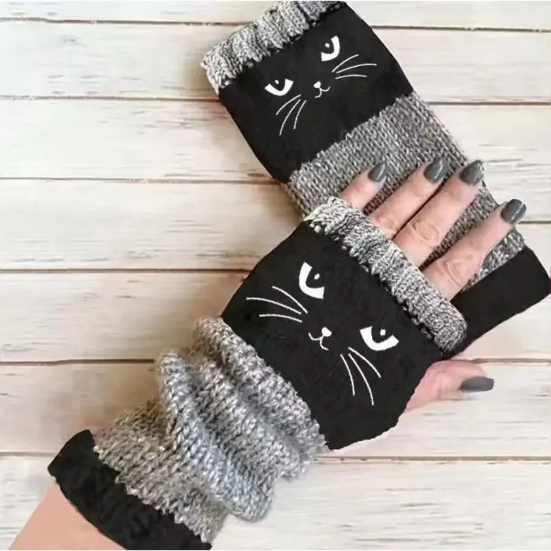 Olivia – Katzenstickerei Fingerhandschuhe | 1+1 GRATIS - Image 24