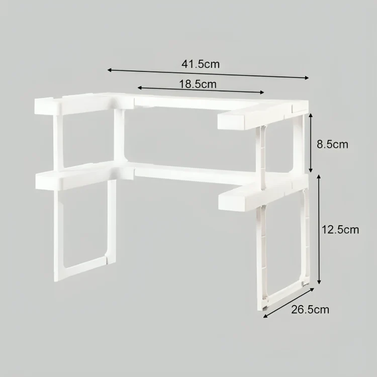 OrganizePro - 2-Lagen Stapelbarer Gewürzorganisator - Image 5
