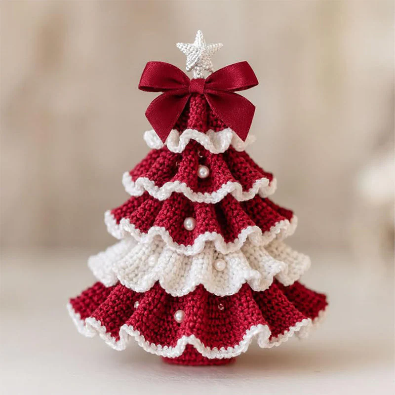OrnaCraft – Gehäkelte Weihnachtsbaumdekoration mit imitierten Perlen | 1+1 GRATIS - Image 6