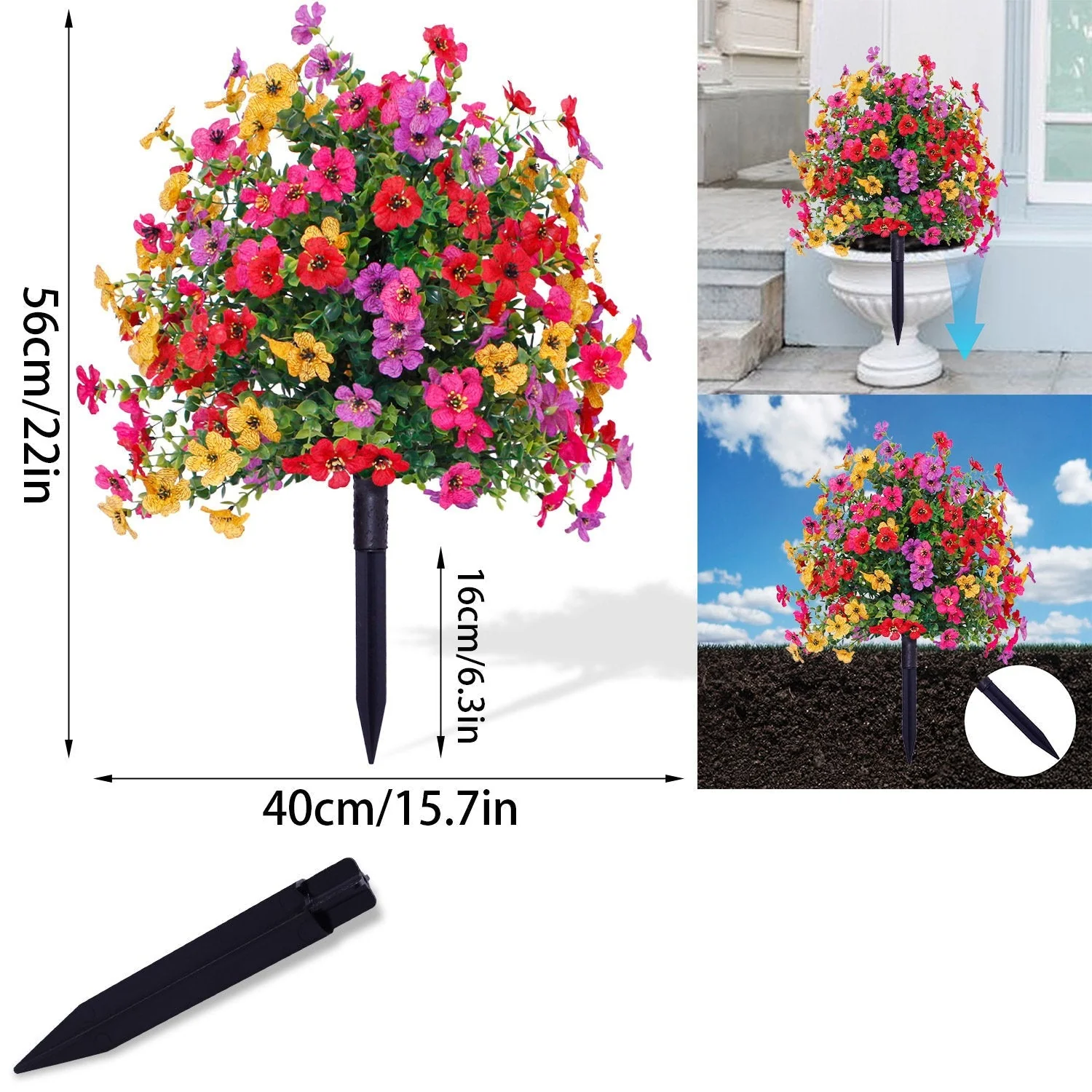 Künstliche Blumendekoration für den Außenbereich - Image 10