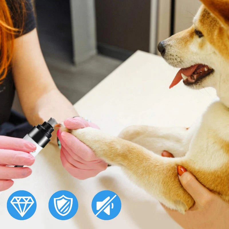 PawGlow – Elektrisches Haustier-Nagelpoliergerät