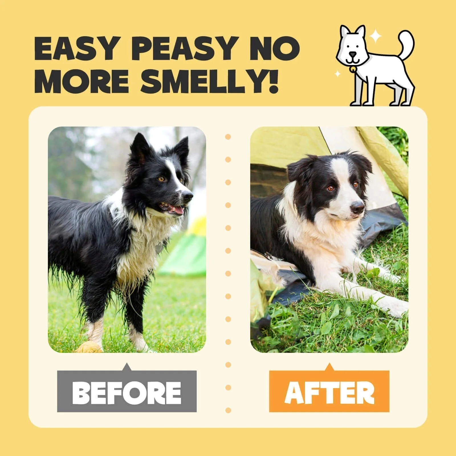 PawsFresh™ – Desodorierende Handtücher für Hunde | 6er-Pack | 1+1 GRATIS - Image 5