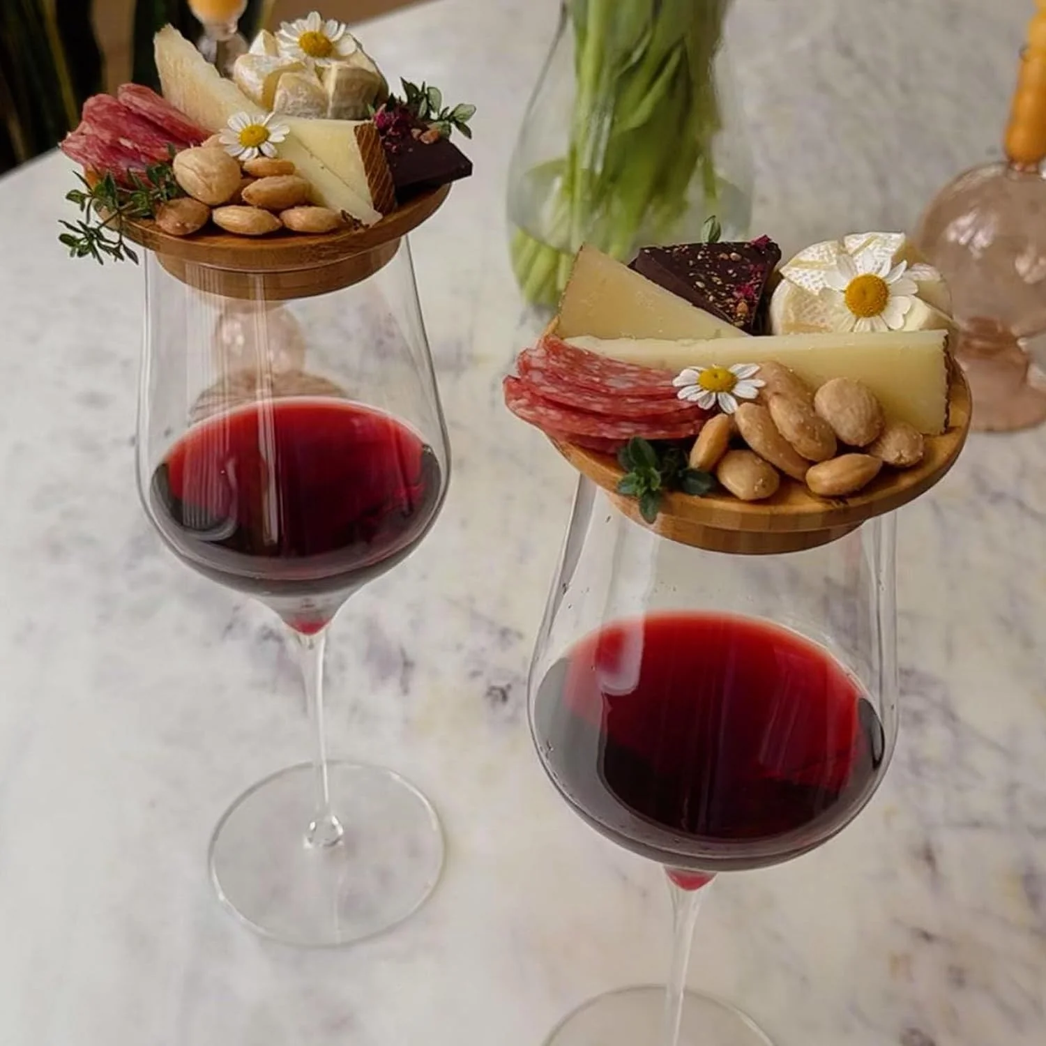 Perfekter Genuss - Weinglas-Charcuterie-Topper | 2+2 GRATIS - Image 4