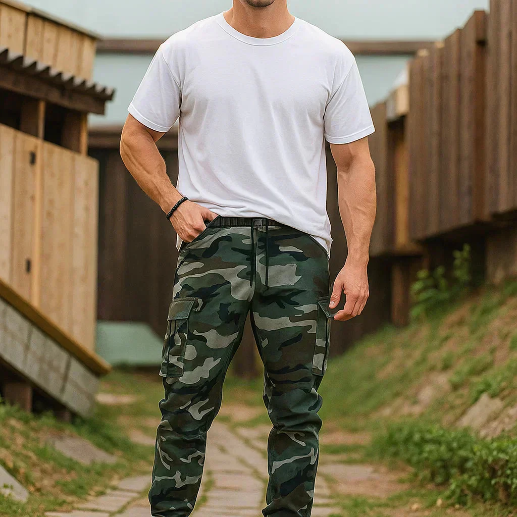 Peter – Robuste Herren-Cargohosen mit flexiblem Bund - Image 15