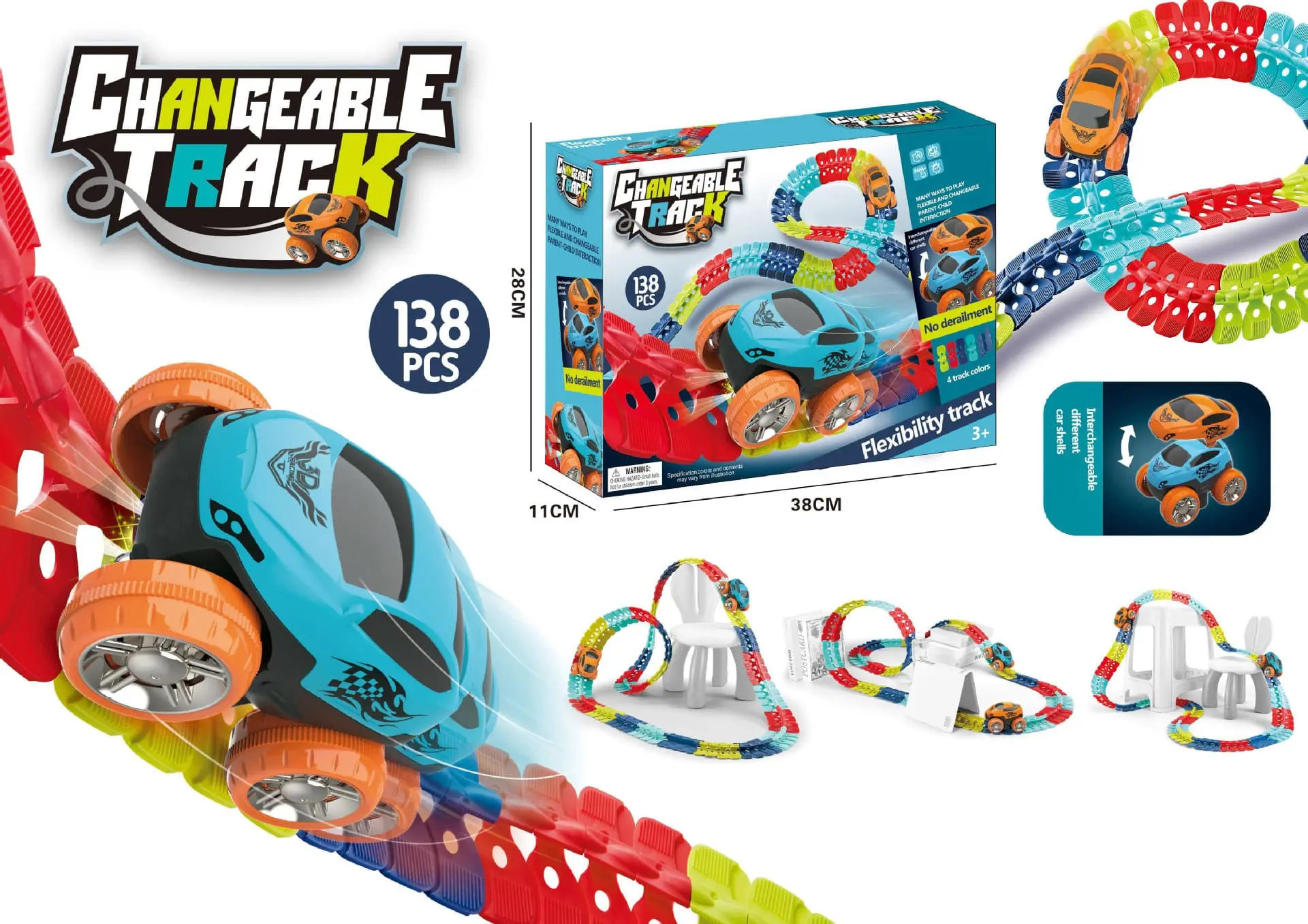 BrainTrack - Anti-Gravitations-Autobahn-Set | 50% RABATT - Image 5