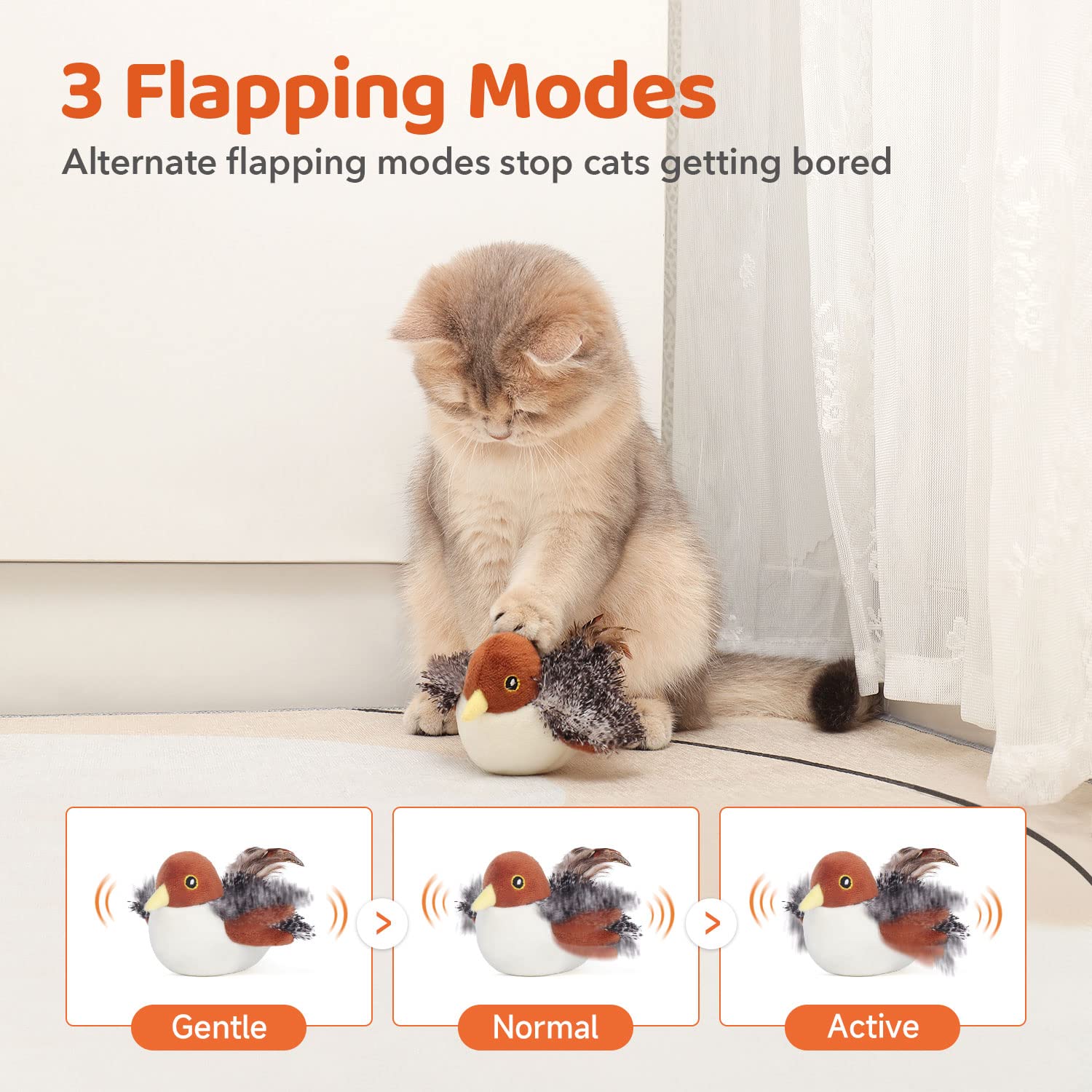 Plüsch Pal – Dein lebensechter, flatternder Spatz zum Kuscheln & Spielen! | 50% RABATT - Image 3