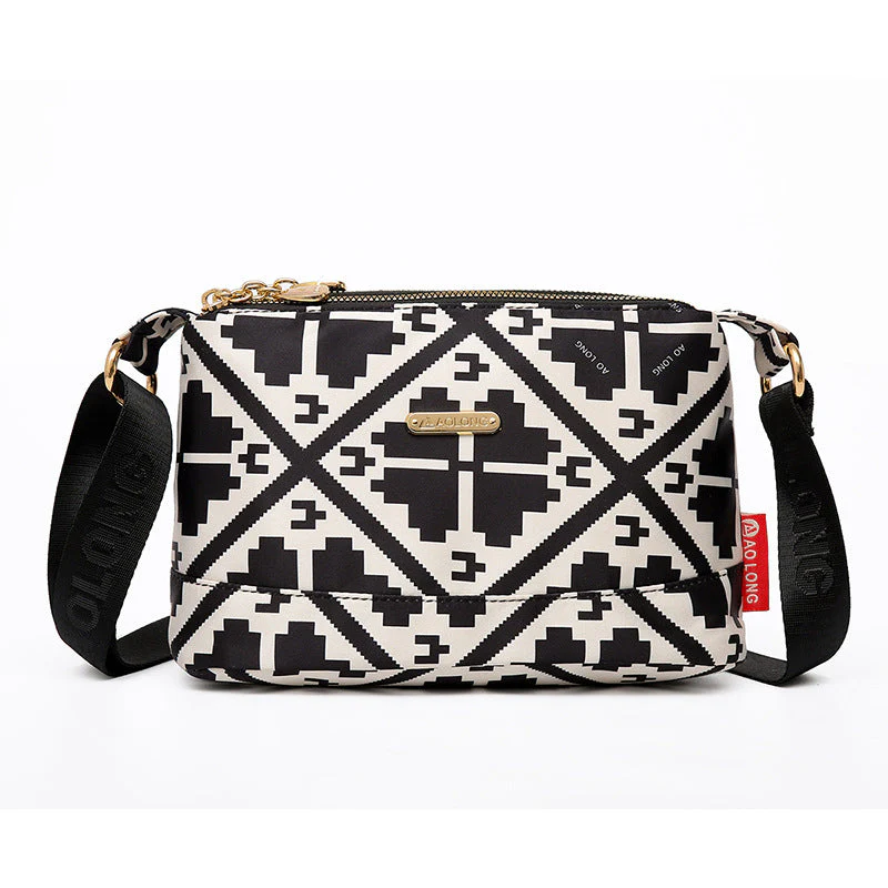 PrintEase™ – Damen Umhängetasche mit Multi-Taschen-Design - Image 14