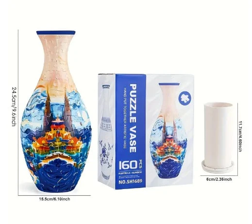 PuzzleBloom – 3D Puzzle-Vase mit Wasserbecher | 50 % RABATT - Image 7