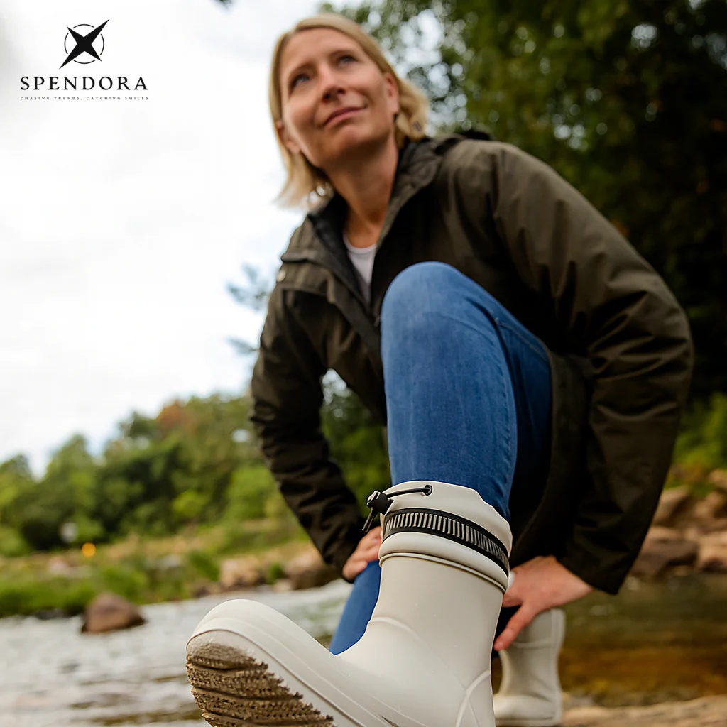 Carlotta – Stilvolle wasserdichte Regenstiefel | 50% RABATT