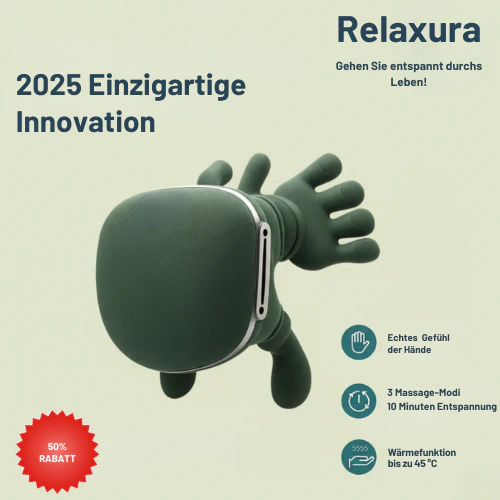 Relaxura Pro – Massagegerät für Tiefenentspannung | 50% RABATT