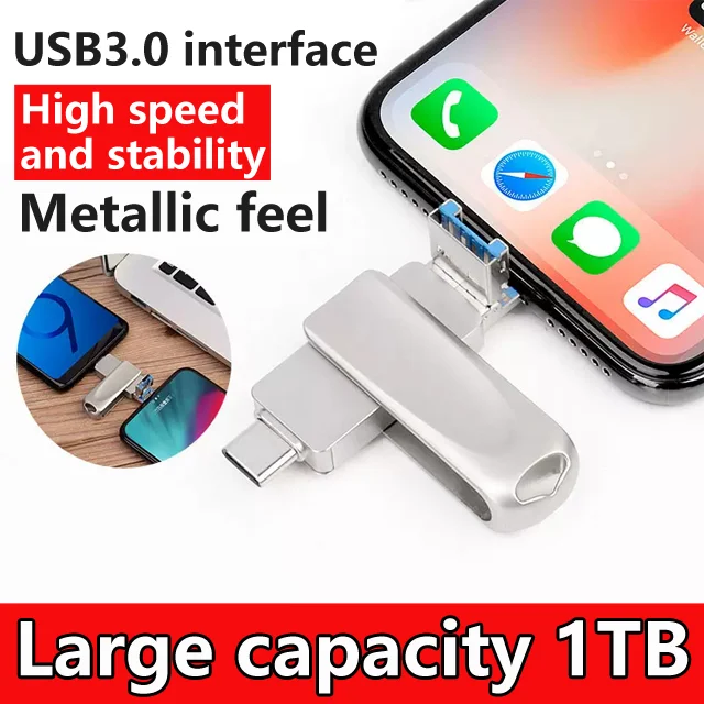 Rive – Multifunktionaler 4-in-1 USB-Flashspeicher - Image 4