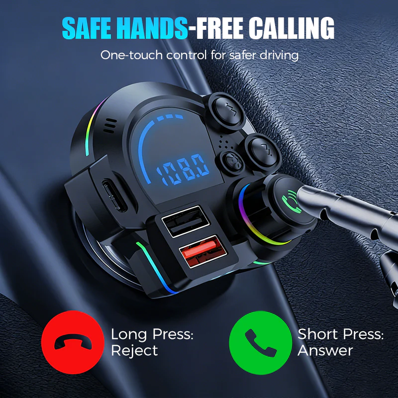 RoadSound Pro – Bluetooth Audio Transmitter | 1+1 GRATIS - Image 8