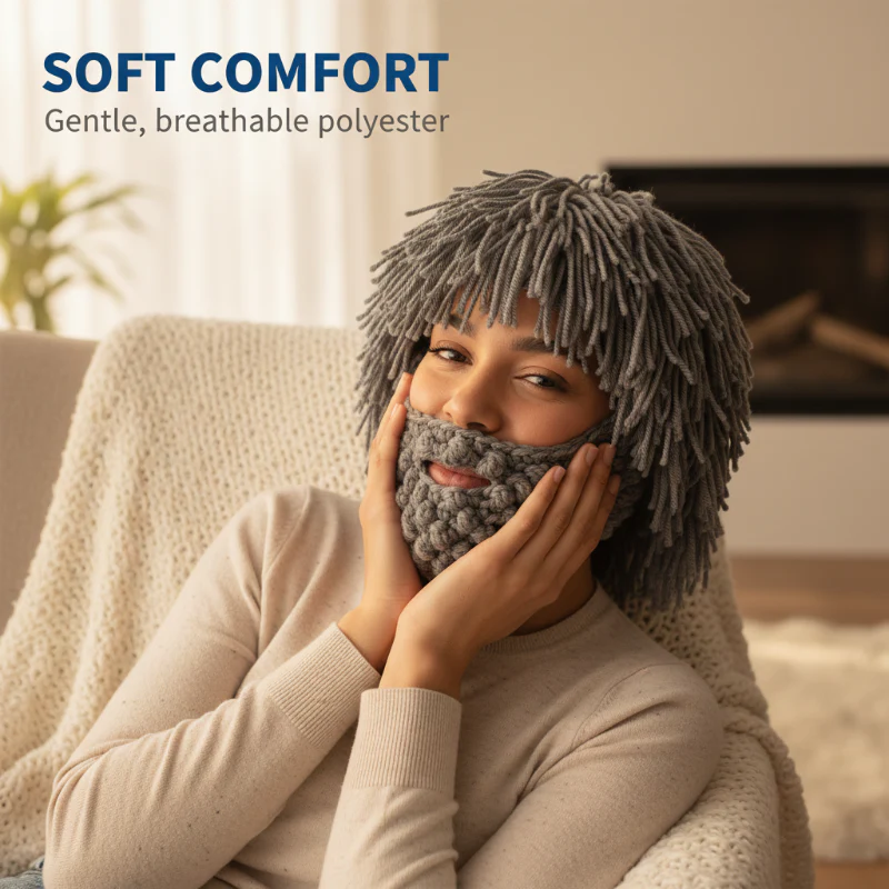 Ronan – Gestrickte Bartmütze Style | 50% RABATT - Image 9