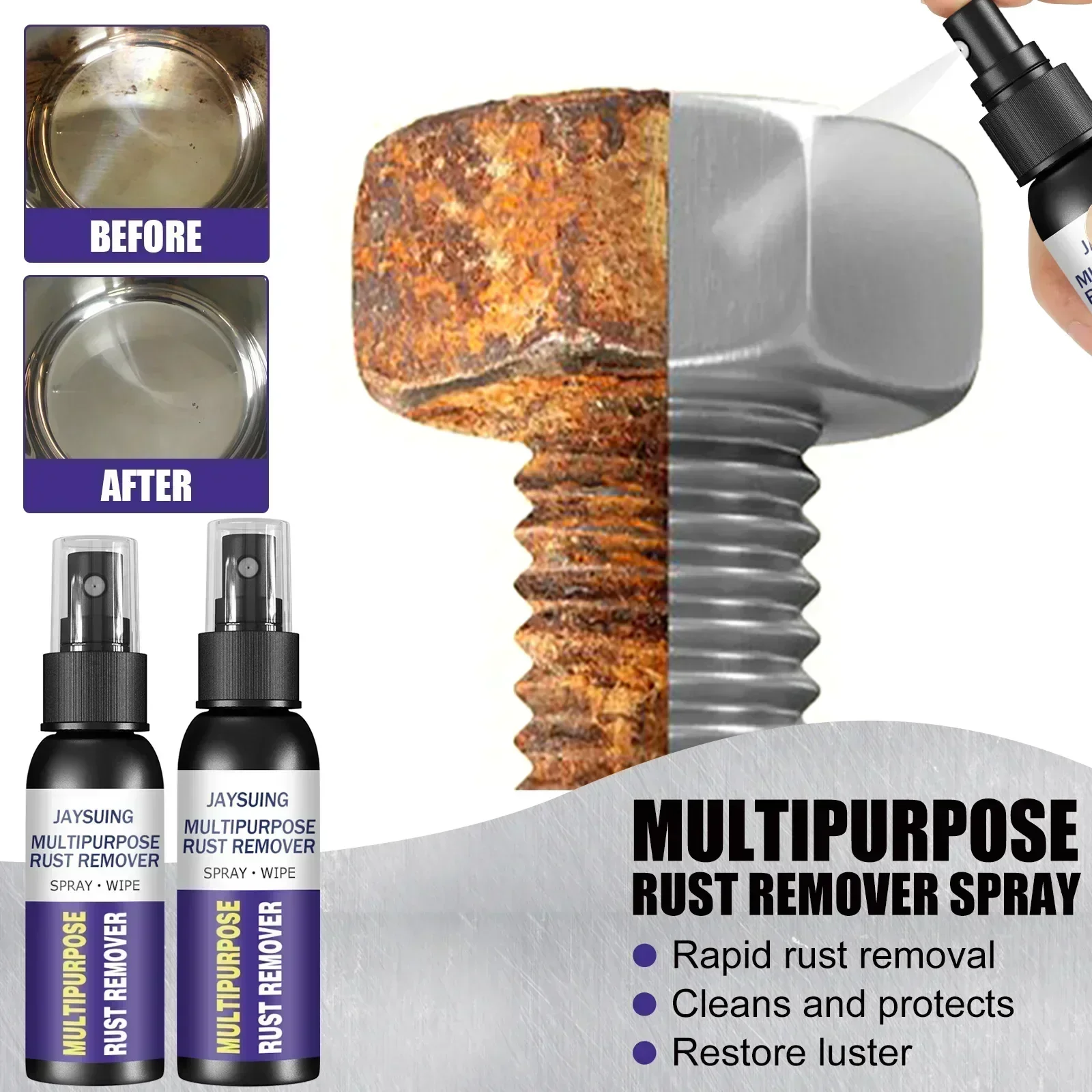RustAway 50 ML – Entfernt Rost in Minuten und schützt Ihre Autoteile dauerhaft | 1+1 GRATIS - Image 2