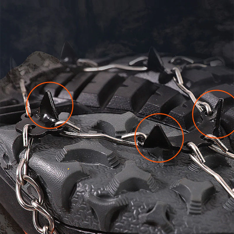 Rutschfeste Outdoor-Steigeisen für Wanderstiefel und -schuhe - Image 2