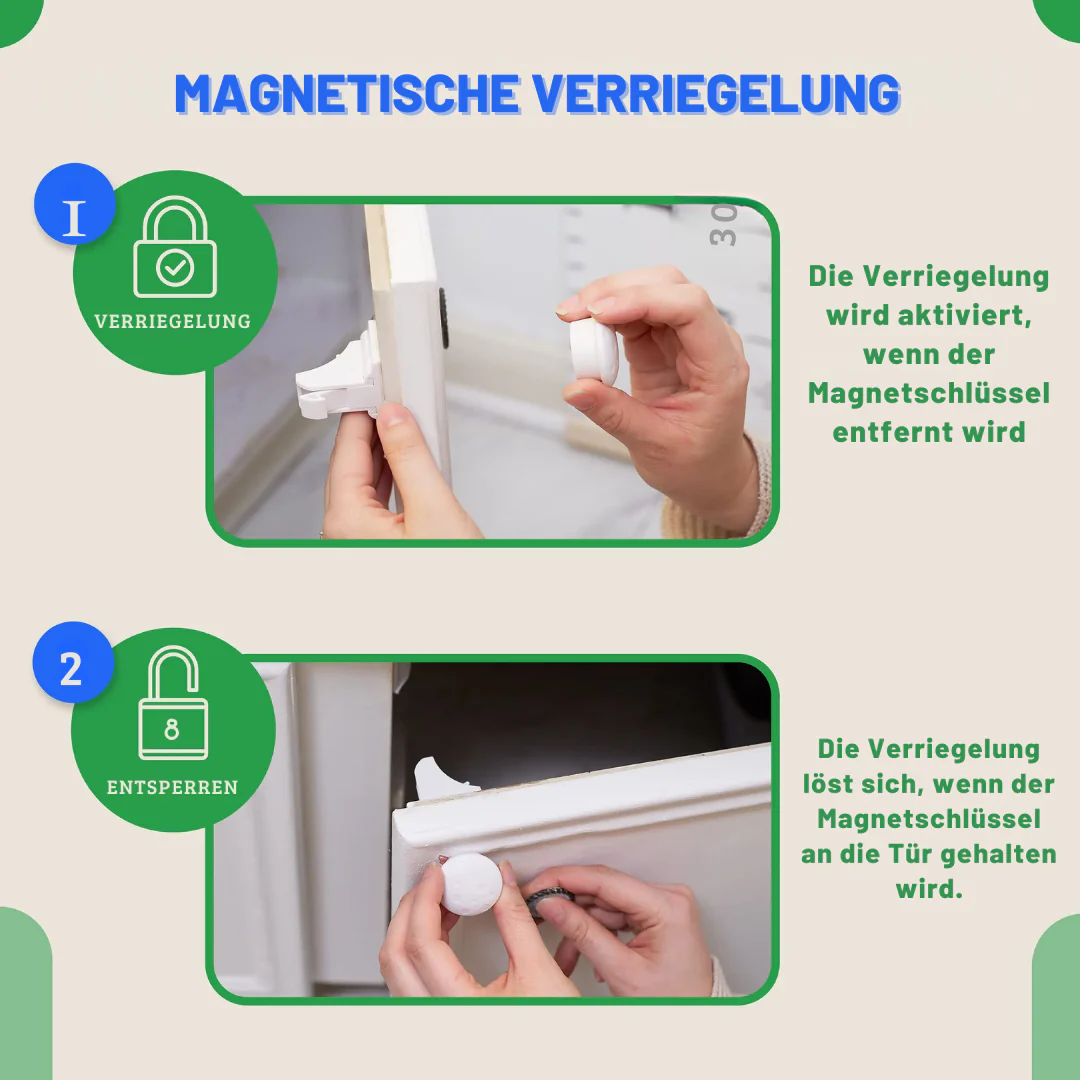 SafeGuard Pro – Verstecktes Schrank-Schloss | 1+2 GRATIS - Image 3