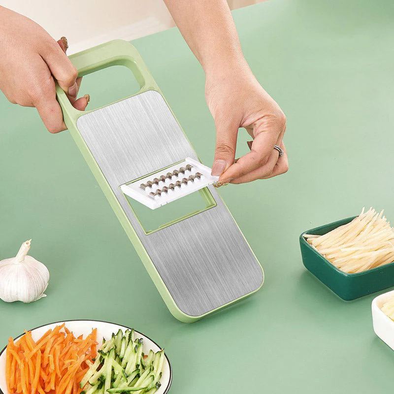 SafeSlice™ Multifunktionaler Gemüseschneider mit Handschutz - Image 9