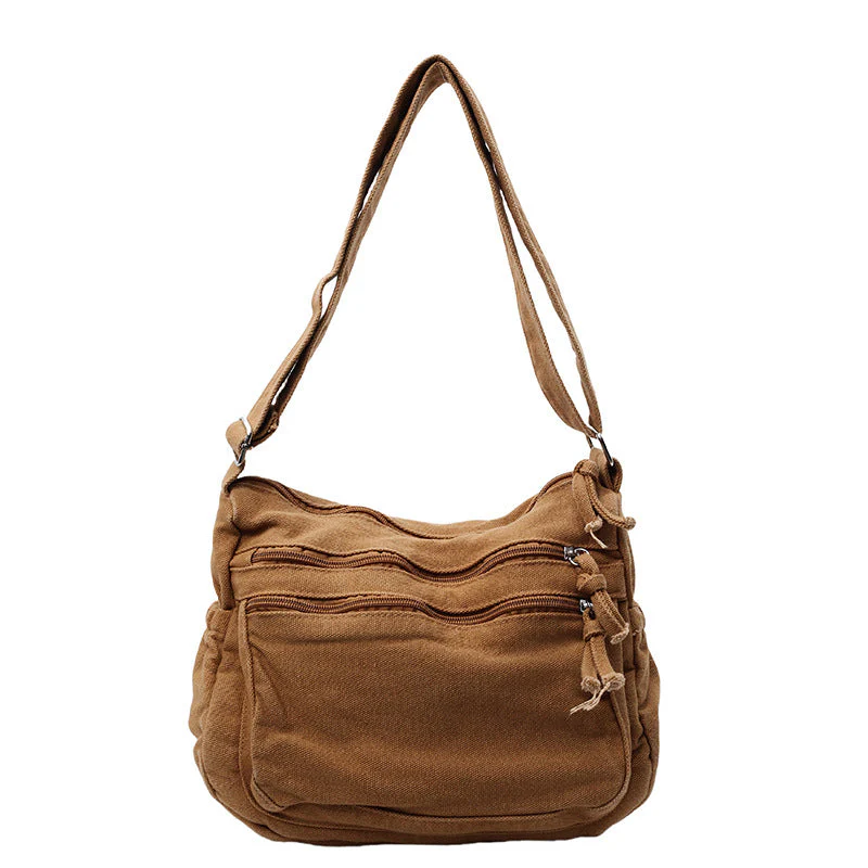 Sally – Legere, lässige Canvas-Schultertasche für Damen - Image 11