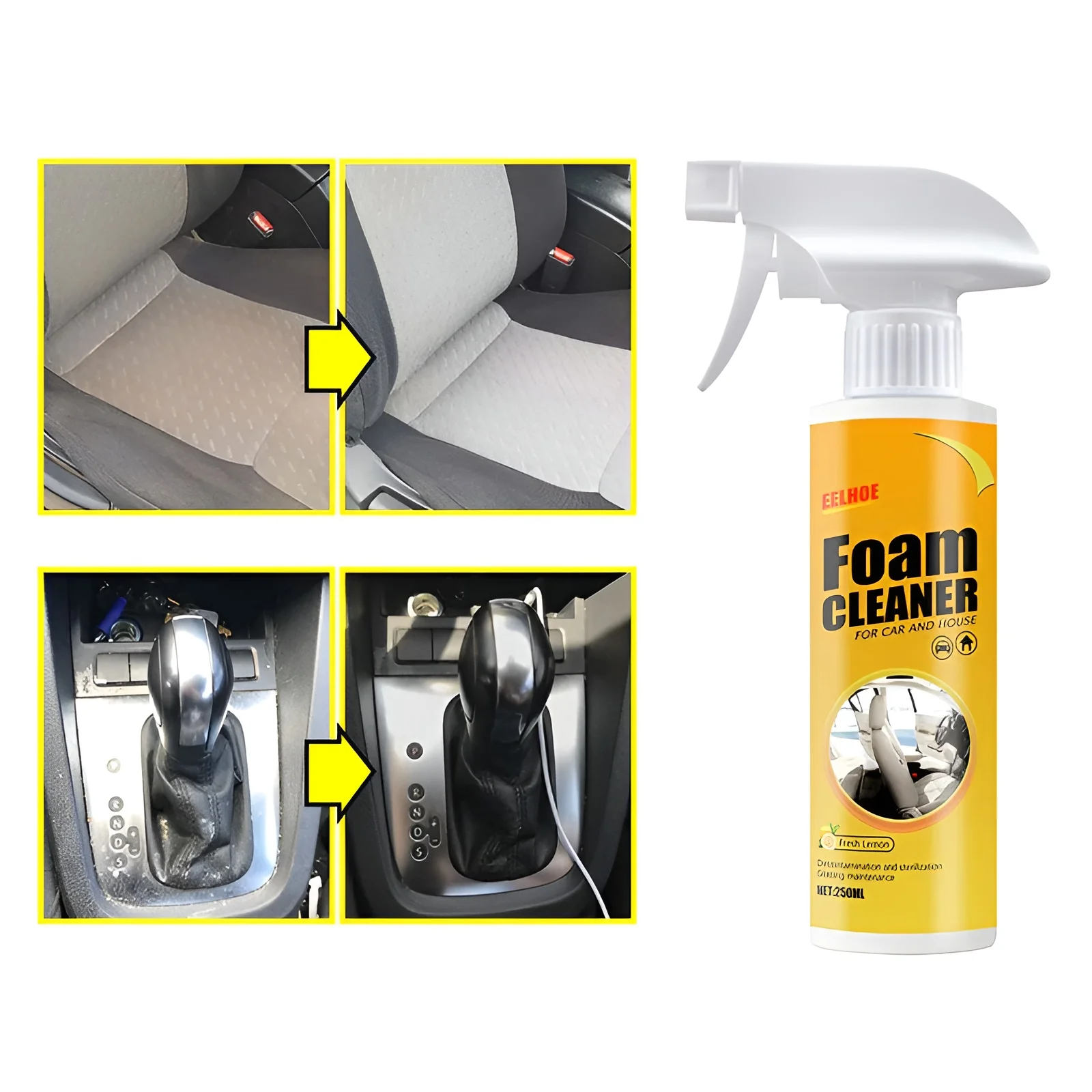 FreshDrive - Schuhreiniger Reinigungsspray 100 ML | 1+1 GRATIS