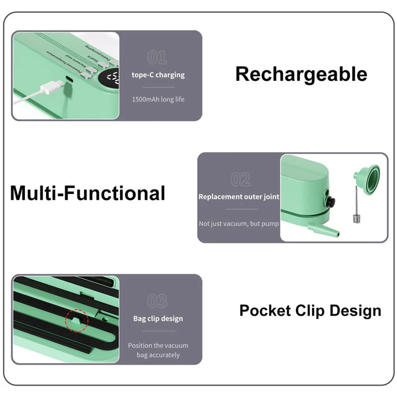 SealMate™ – Kompakter Wireless Vakuumierer | 50% RABATT - Image 6