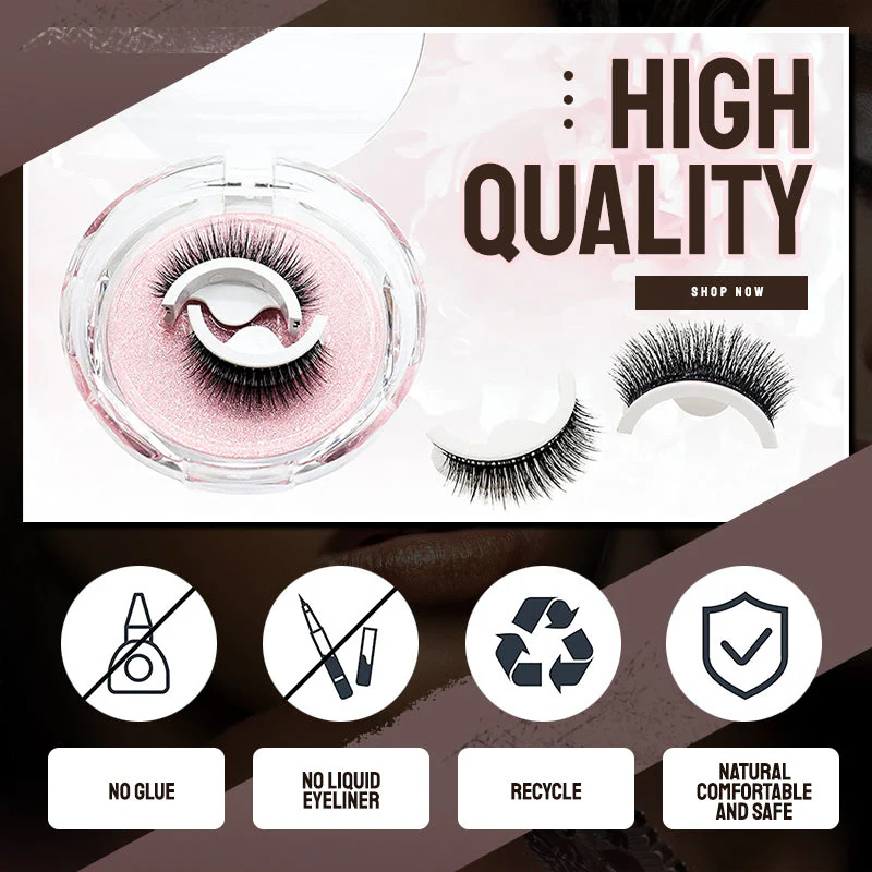 Selbstklebende Wimpern - Wiederverwendbar, Natürlich & Einfach Anzubringen - Image 3