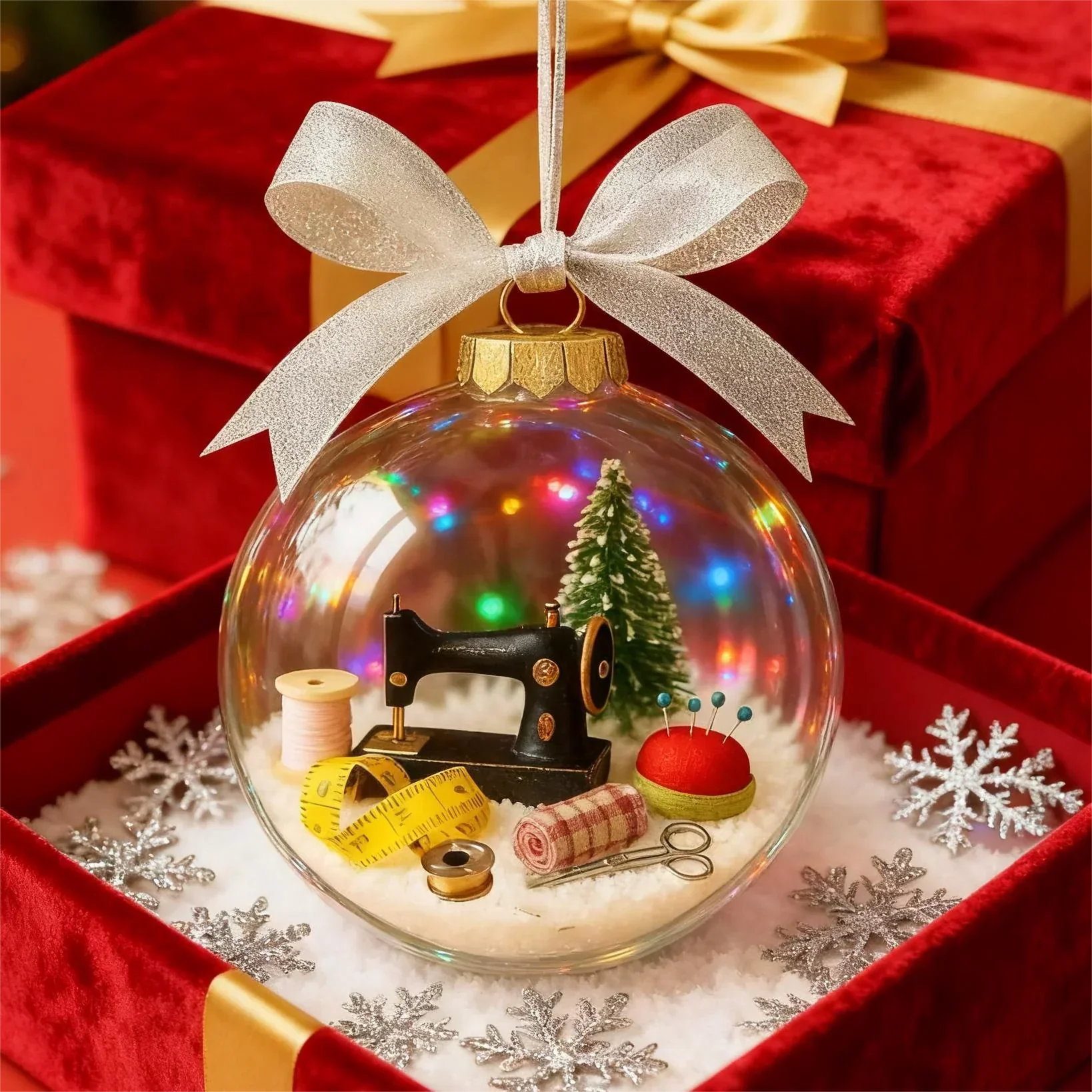 SewJoy – Schneekugel-Nähornament für Weihnachten - Image 4