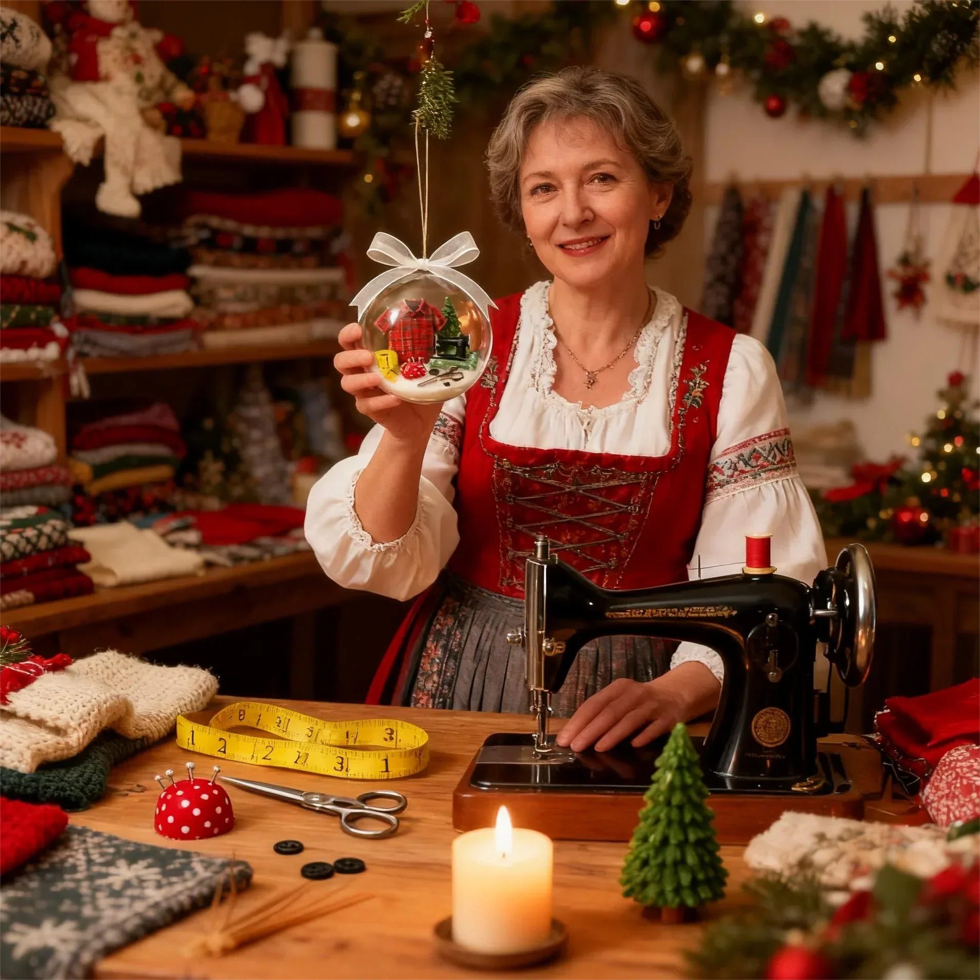 SewJoy – Schneekugel-Nähornament für Weihnachten - Image 5