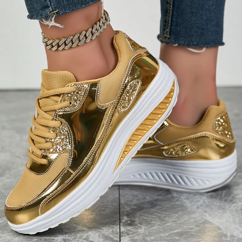ShineStep™ – Glitzernde Plateau-Sneaker mit Komfort | 50% RABATT - Image 4