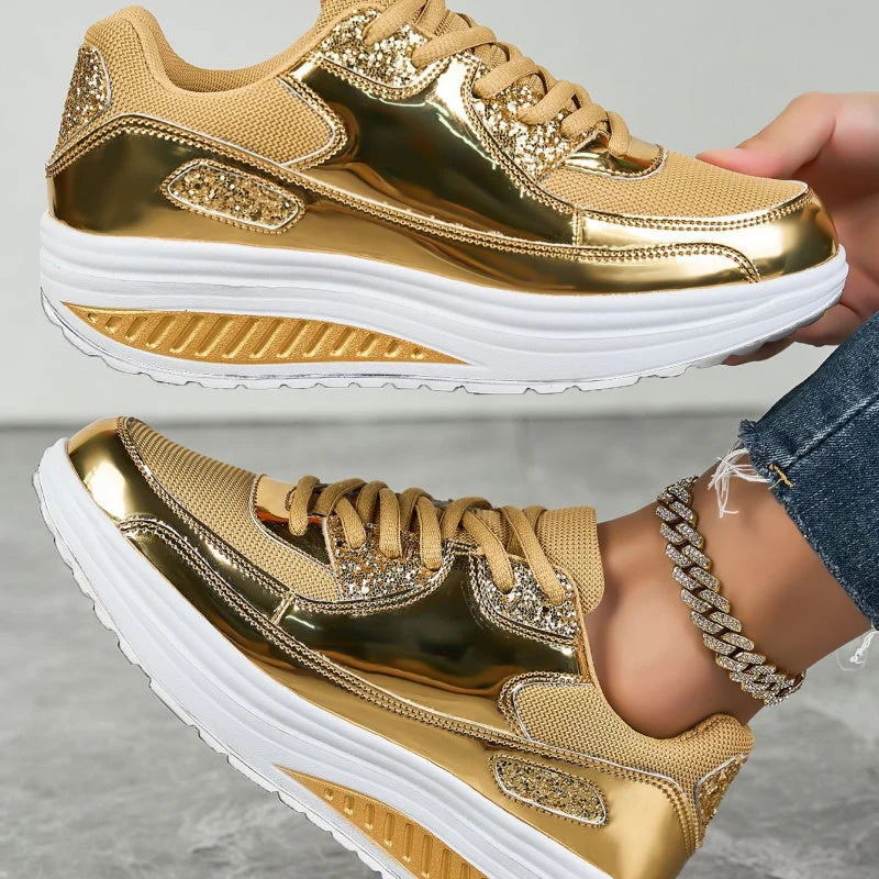 ShineStep™ – Glitzernde Plateau-Sneaker mit Komfort | 50% RABATT - Image 6