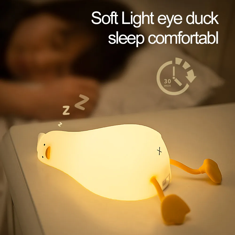 Silicon Duck Nachtlichter Led Nacht - Image 3