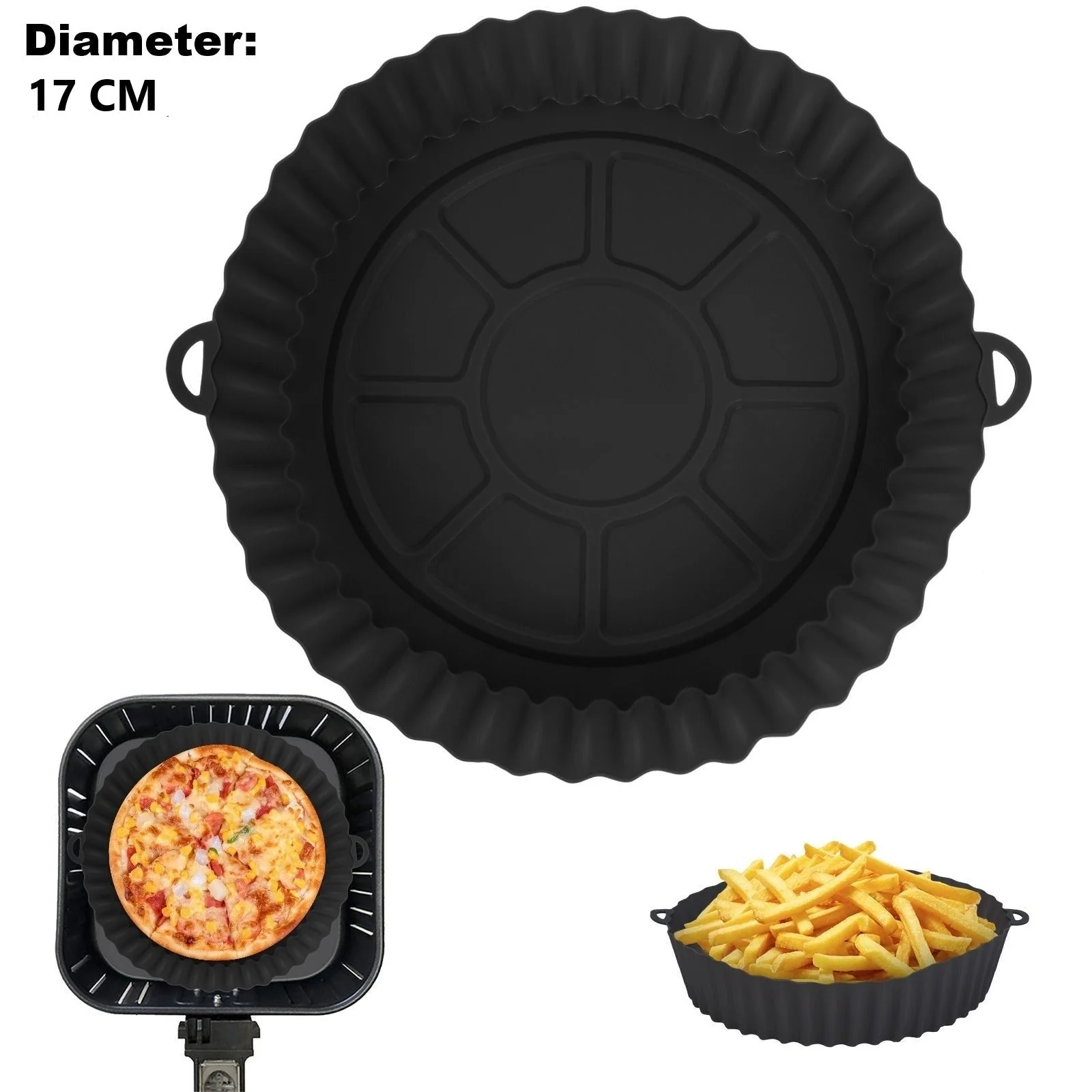 FryGuard - Silikon-Backblech für die Heißluftfritteuse | 1+1 GRATIS - Image 2