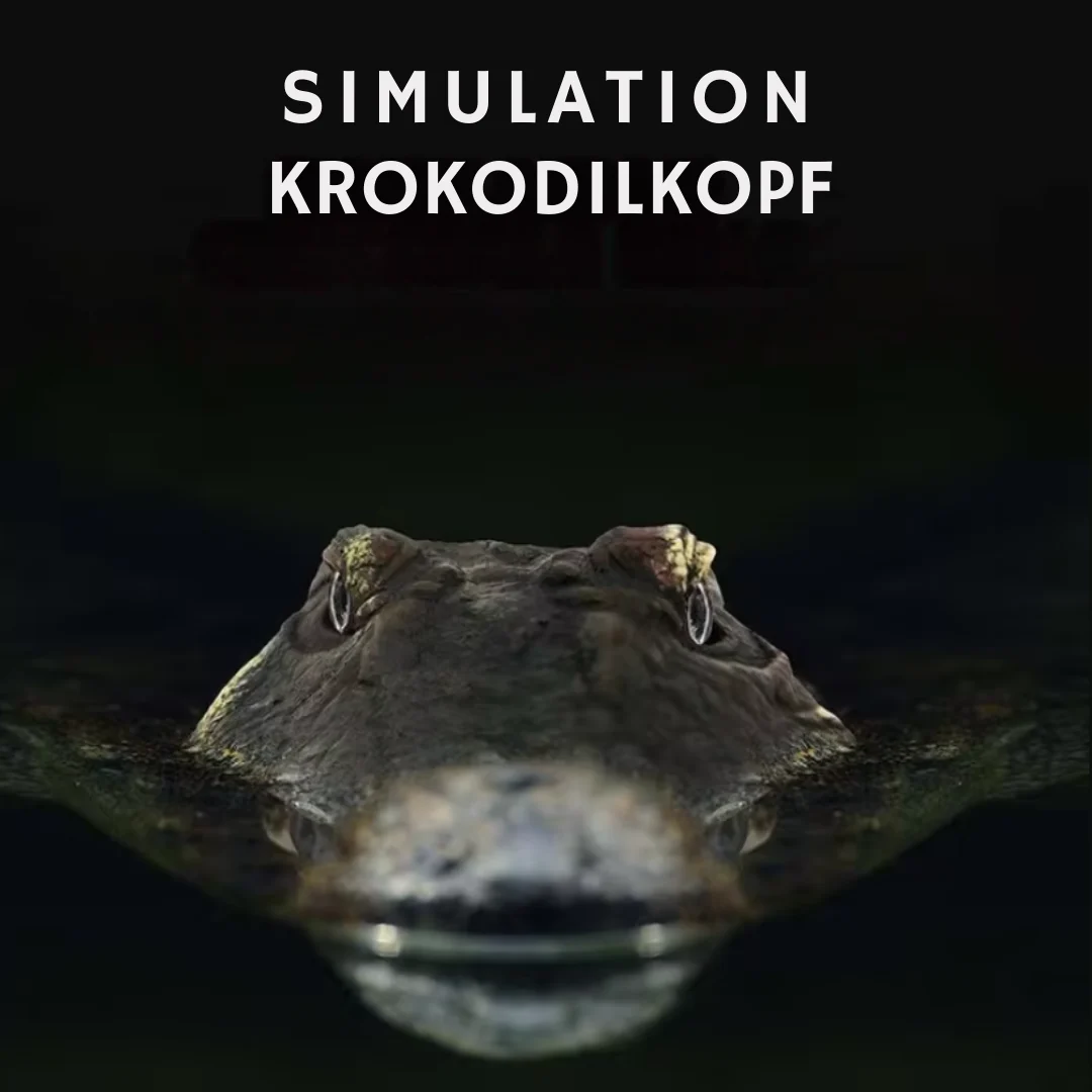 Simulation Krokodilkopf | 50% RABATT - Image 3