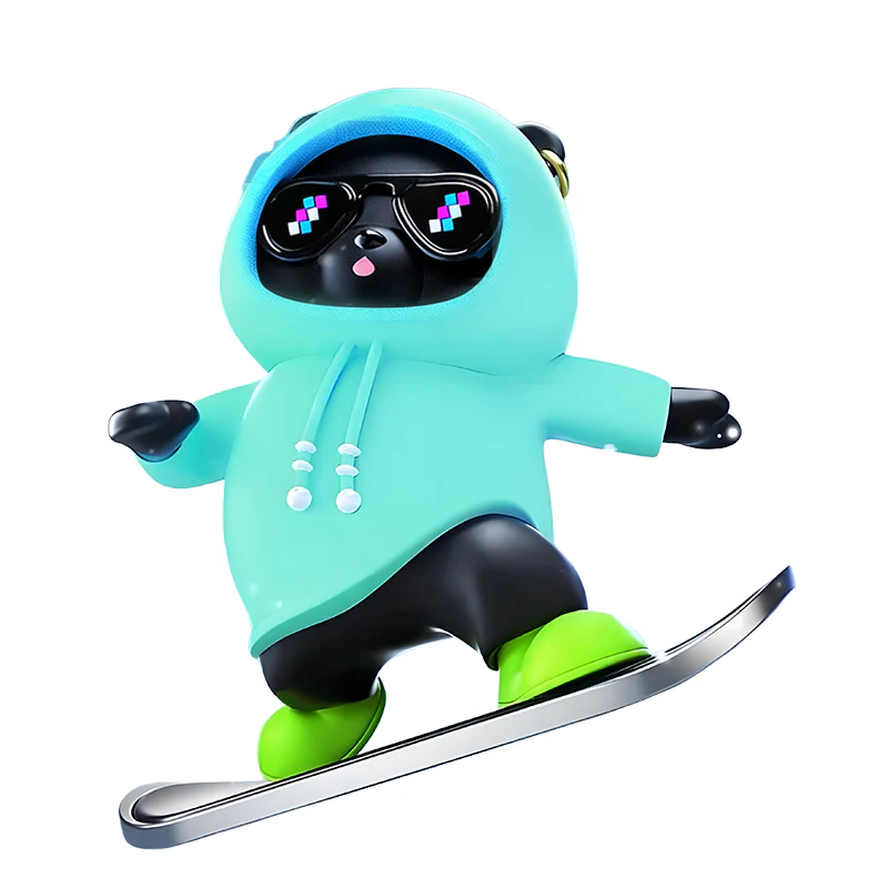 SkateBear – Lustiges Skateboard-Bär Autoornament | 1+1 GRATIS - Image 4