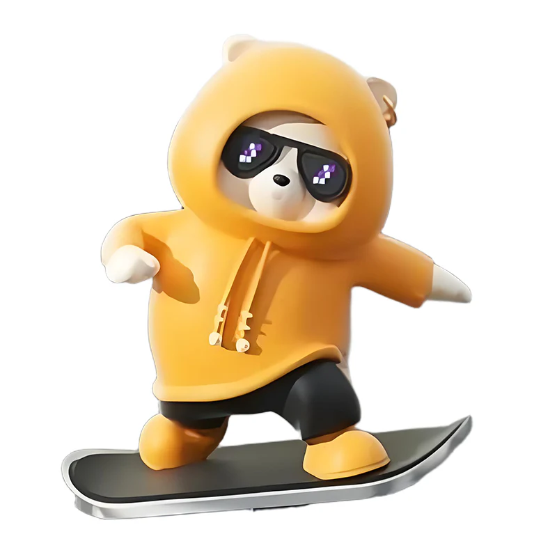 SkateBear – Lustiges Skateboard-Bär Autoornament | 1+1 GRATIS - Image 5