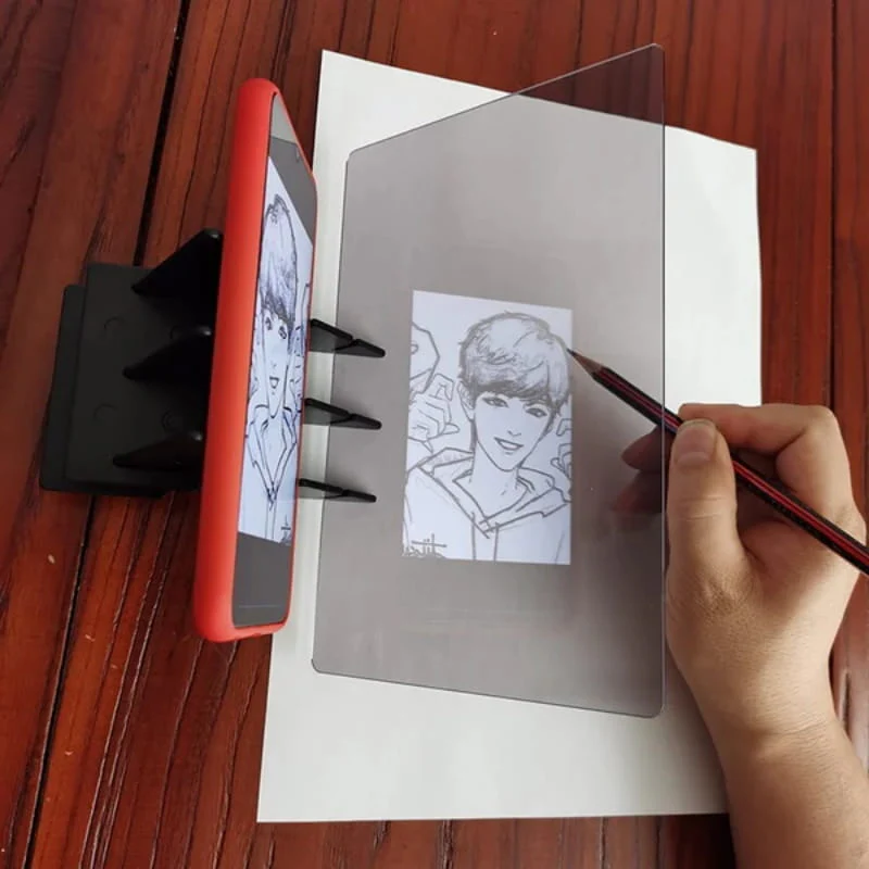 SketchReflect – Optische Projektions-Zeichenplatte | 1+1 GRATIS - Image 5