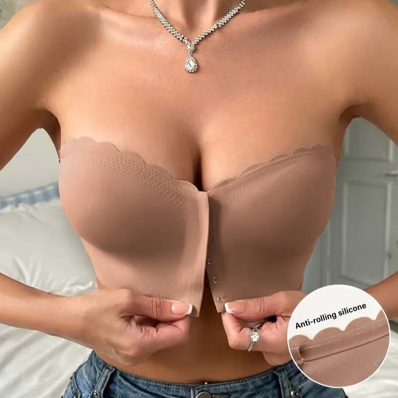 SlipFree™ – Nahtloser Bandeau-BH mit Vorderverschluss | 1+1 GRATIS - Image 23