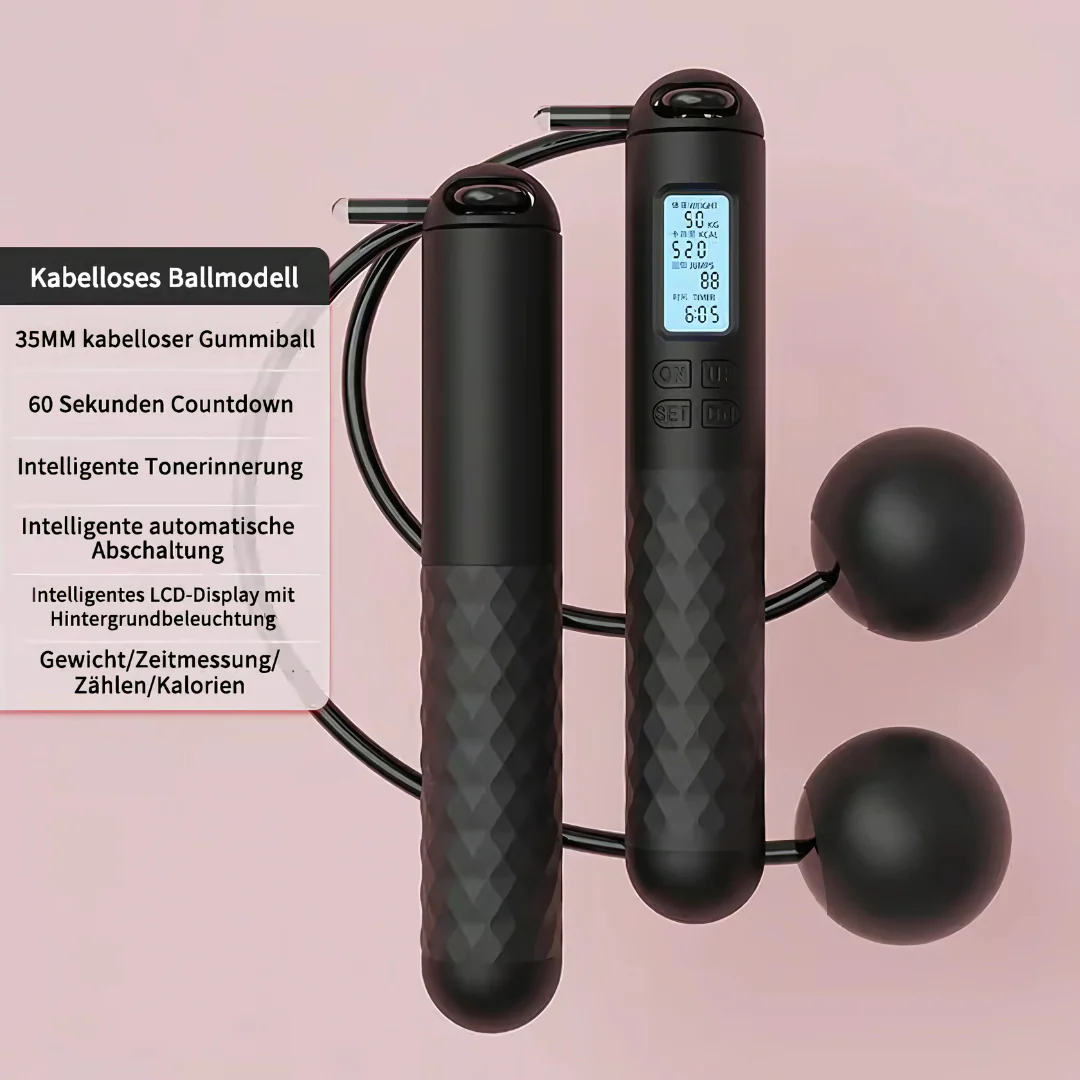 Smartes drahtloses Springseil | Fitness, vereinfacht