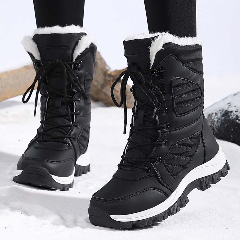 SnowStep™ – Warme Damen-Schneestiefel mit Schnürung - Image 2