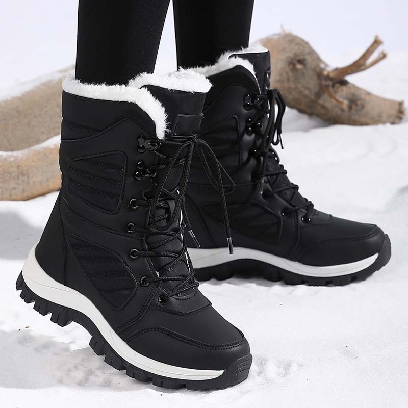 SnowStep™ – Warme Damen-Schneestiefel mit Schnürung - Image 4