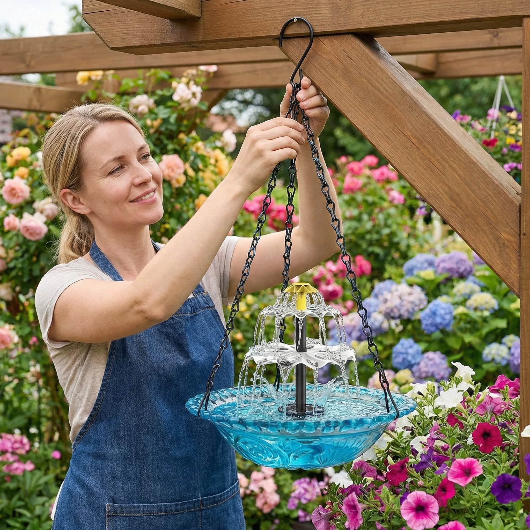 SolarFlow – Solar-Wasserbrunnen | 50% RABATT