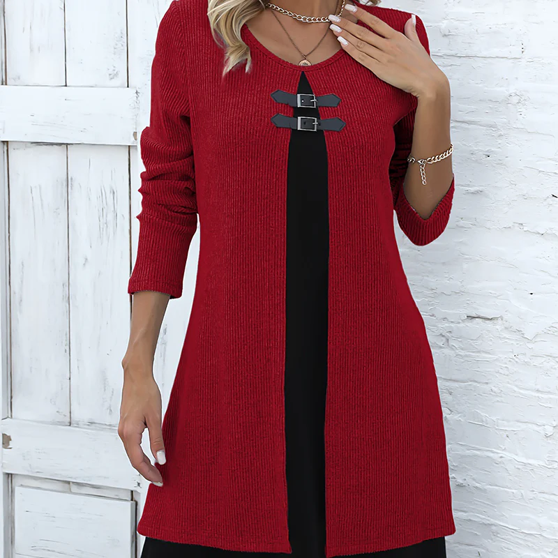 Sophie – Elegantes A-Linien-Kleid mit stilvollen Schnallen | 50% RABATT - Image 18