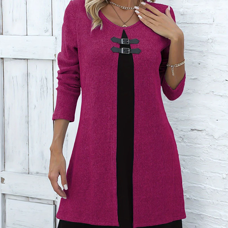 Sophie – Elegantes A-Linien-Kleid mit stilvollen Schnallen | 50% RABATT - Image 4