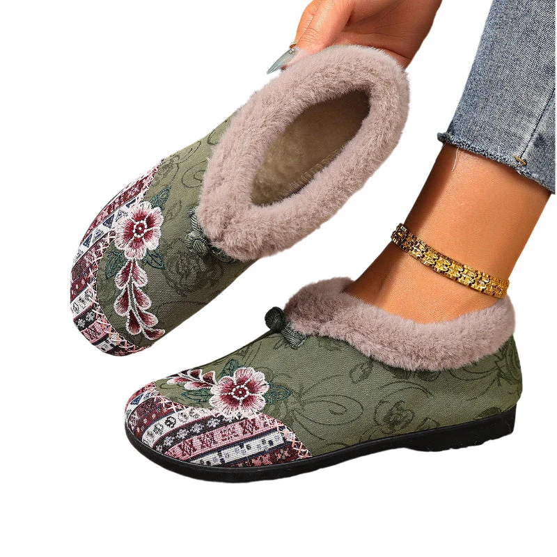 Sophie — Wärmeschuhe mit 3D-Stickerei und rutschfester Sohle - Image 19