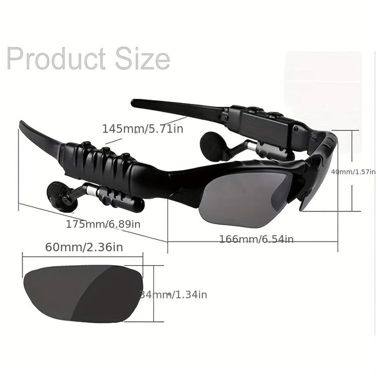 SoundVision™ Kabellose Sportbrille mit Bluetooth & Polarisierung - Image 8