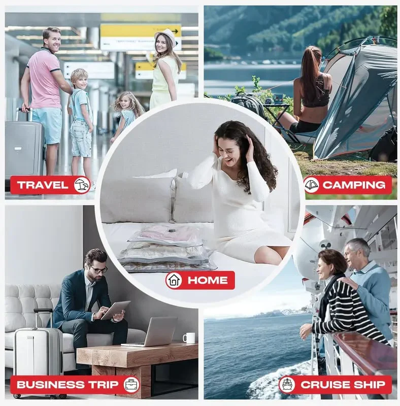 SpaceSavvy Kompressionsbeutel — Mühelose Packfreiheit - Image 12