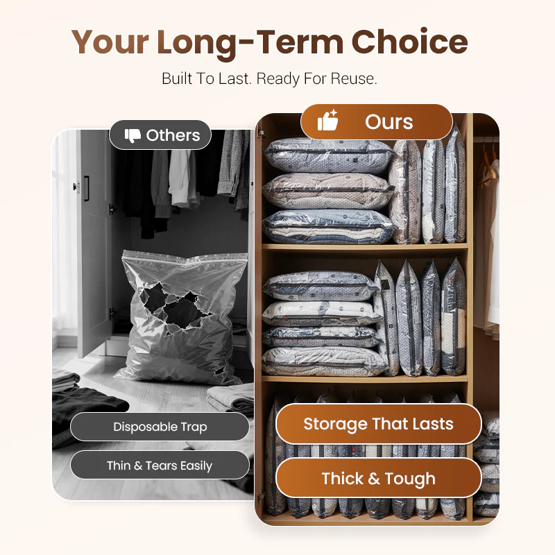 SpaceSavvy Kompressionsbeutel — Mühelose Packfreiheit - Image 5